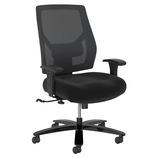 Black Mesh / Fabric High-Back Big and Tall Task Chair