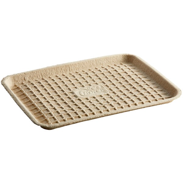 9" x 12" Molded Fiber / Pulp Rectangle Tray