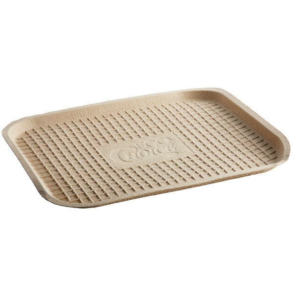 14" x 18" Molded Fiber / Pulp Rectangle Tray