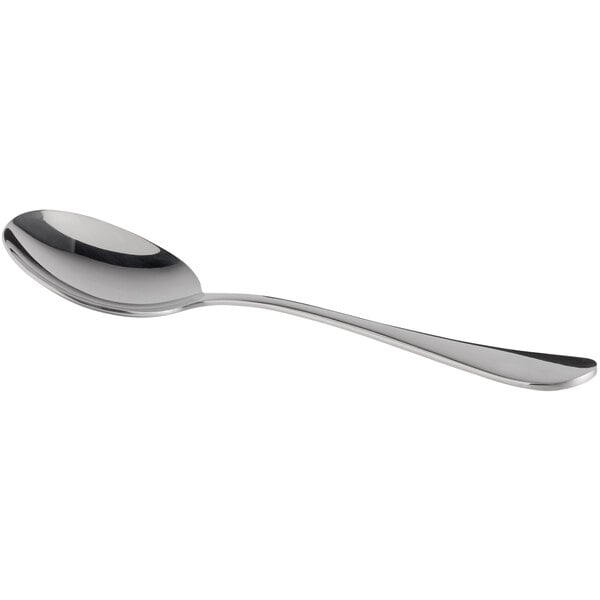 6 1/16" 18/0 Stainless Steel Heavy Weight Bouillon Spoon - 12/Case