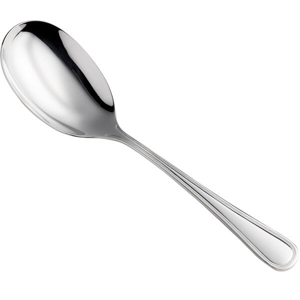 8 3/4" 18/8 Stainless Steel Extra Heavy Weight Solid Serving Spoon