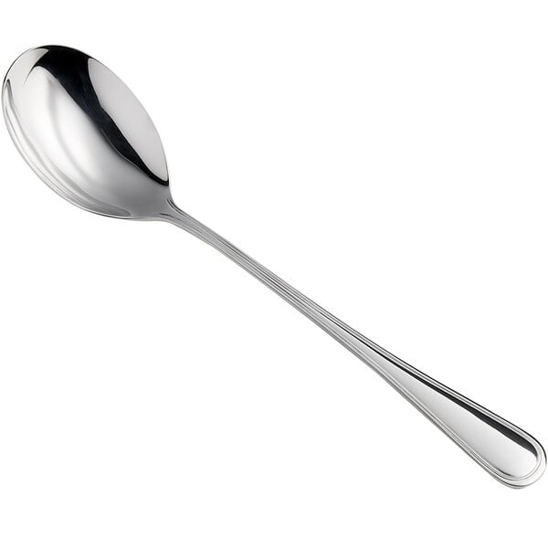 11 1/4" 18/8 Stainless Steel Extra Heavy Weight Solid Serving Spoon