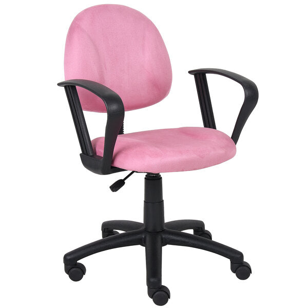 Microfiber Deluxe Posture Chair with Loop Arms