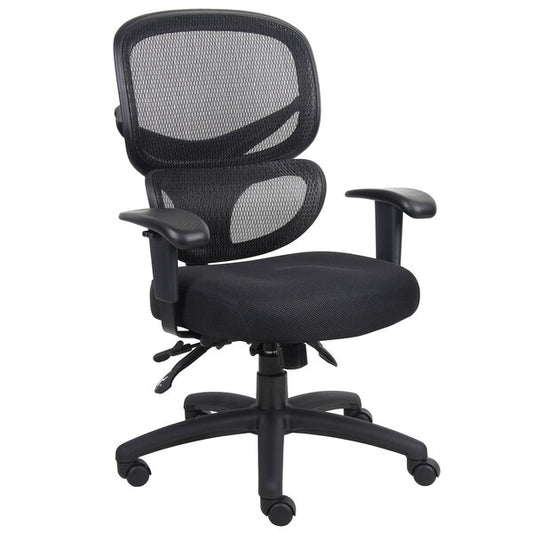 Black Mesh Multi-Function Task Chair