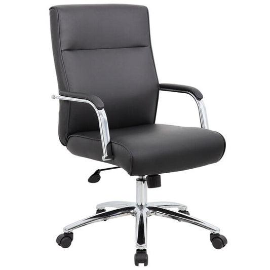 Modern Executive Black CaressoftPlus Conference Chair