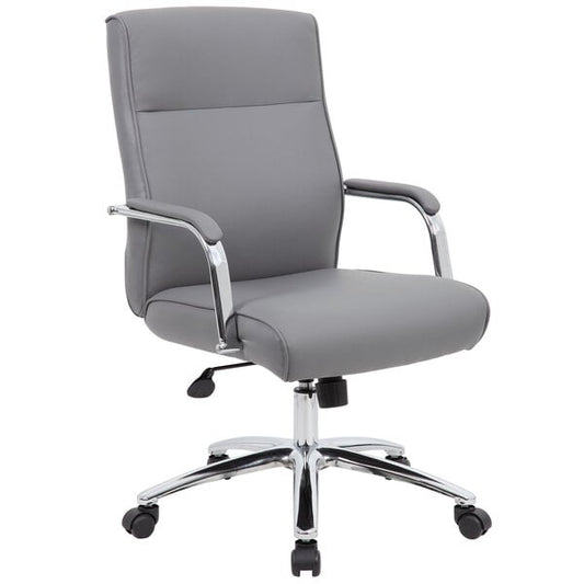 Modern Executive Gray CaressoftPlus Conference Chair