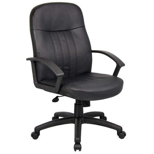 Black Executive Leather Budget Chair