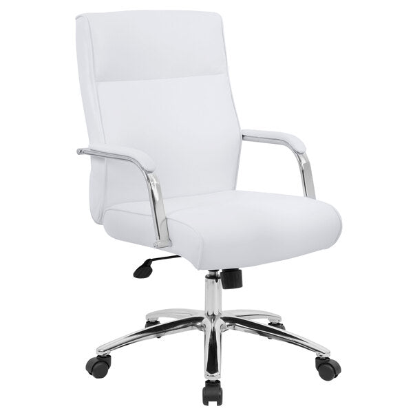 White Decorative Task Chair