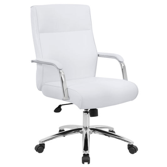 White Decorative Task Chair