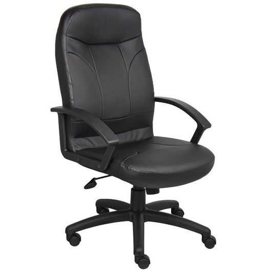 Black LeatherPlus High Back Chair