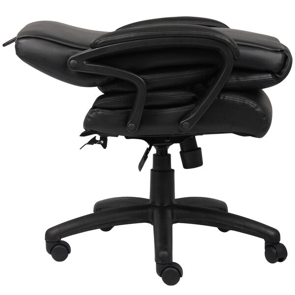 Black Top Grain Leather Executive Chair