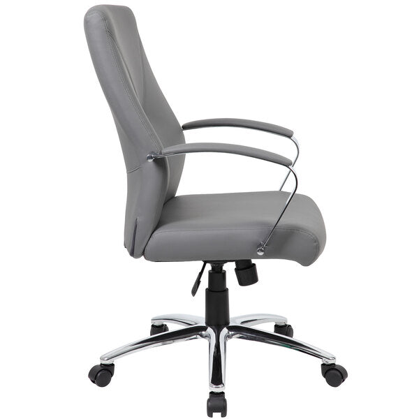 Gray LeatherPlus Executive Chair