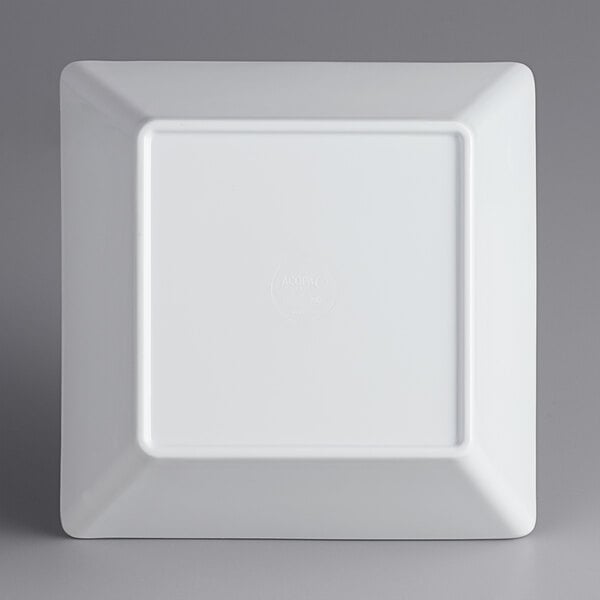 112 oz. Square White Melamine Bowl - 12/Case