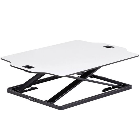 31 1/4" x 21 1/4" White Sit-Stand Desktop Desk