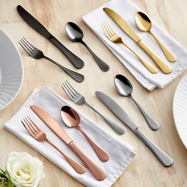 6 1/16" 18/0 Stainless Steel Heavy Weight Bouillon Spoon - 12/Case