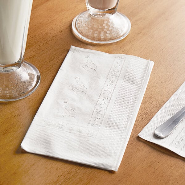 White 2-Ply Dinner Napkin 17" x 15"