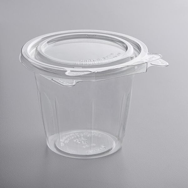 12 oz. Tamper-Resistant, Tamper-Evident Snack Cup with Flat Lid