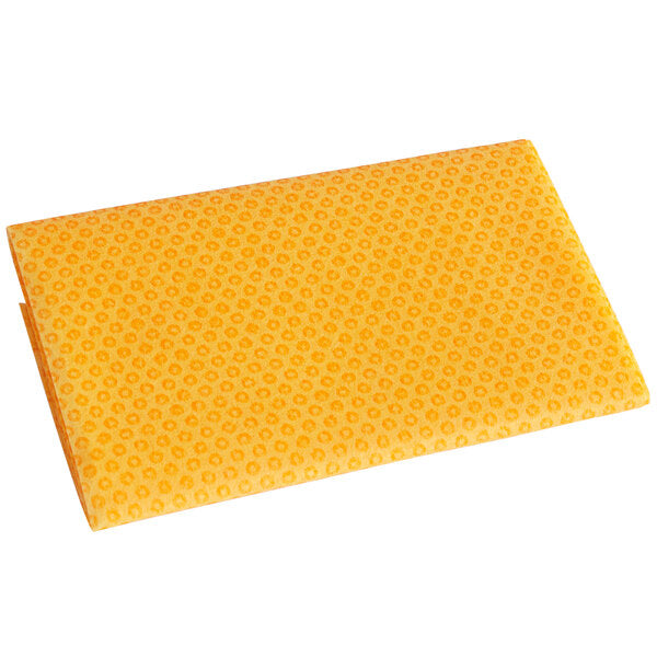 24" x 24" Orange Medium-Duty Treated Dusting Cloth - 100/Case