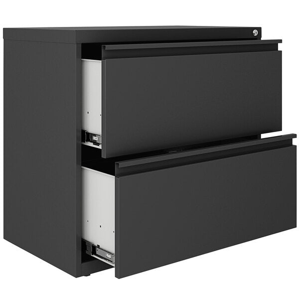 Charcoal Two-Drawer Lateral 101 File Cabinet - 30" x 17 5/8" x 27 3/4"