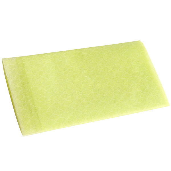 24" x 24" Yellow Standard Duty Treated Dusting Cloth - 200/Case