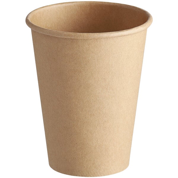 8 oz. Tall Kraft Poly Paper Hot Cup