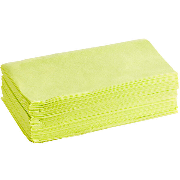 24" x 24" Yellow Standard Duty Treated Dusting Cloth - 200/Case