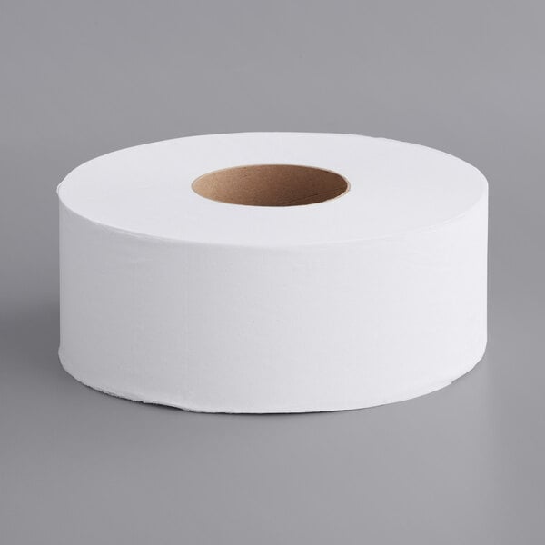 Premium 2-Ply Jumbo 1000' Toilet Paper Roll with 9" Diameter - 12/Case