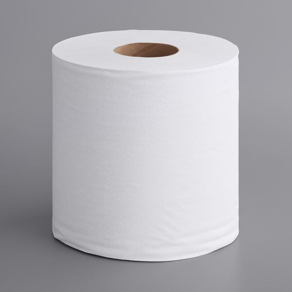 Premium 1-Ply Center Pull Paper Towel Roll 1000' - 6/Case