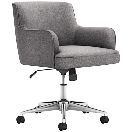 Light Gray Multipurpose Chair with Rolling Casters