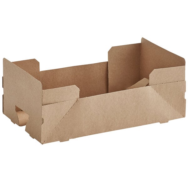 4 Cup Kraft Pop-Up Tray and Cup Carrier