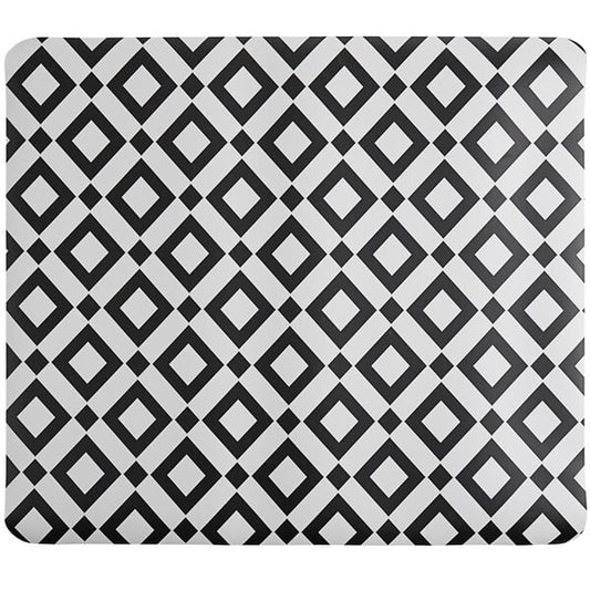 35" x 40" Black Diamond Vinyl Multi-Surface Chair Mat