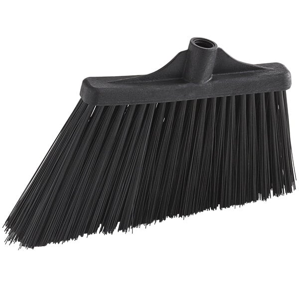 12" Black Unflagged Angled Broom Head