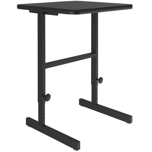 20" x 24" Black Granite High Pressure Laminate Top Adjustable Standing Height Work Station