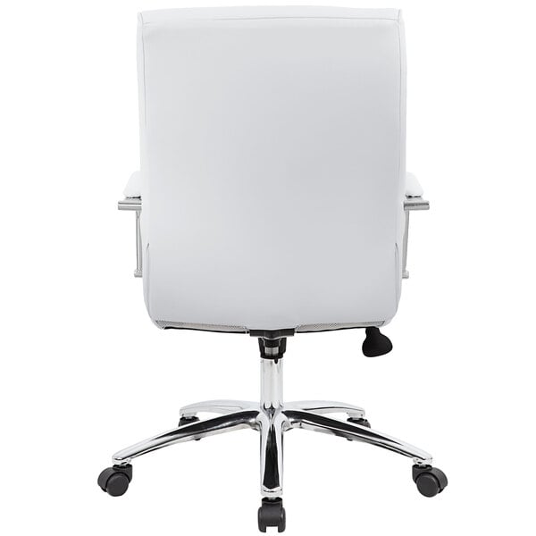 White Decorative Task Chair