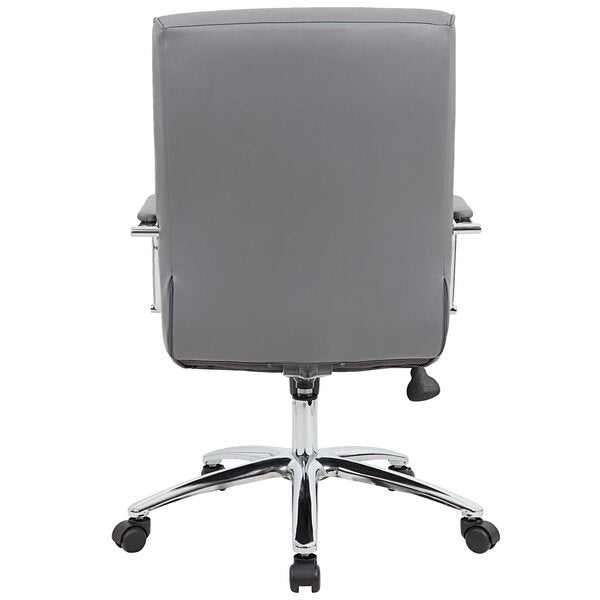 Modern Executive Gray CaressoftPlus Conference Chair