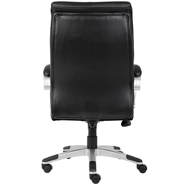 Black Double Plush High Back Executive Chair