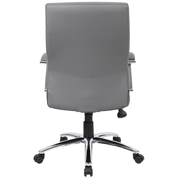 Gray LeatherPlus Executive Chair