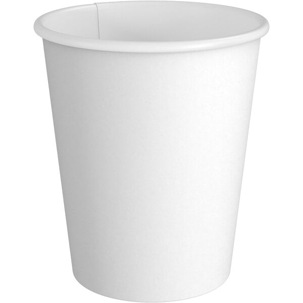 10 oz. White Poly Paper Hot Cup