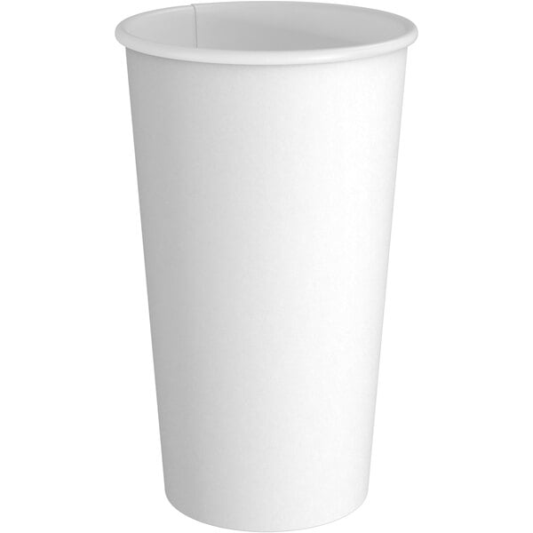 16 oz. White Poly Paper Hot Cup