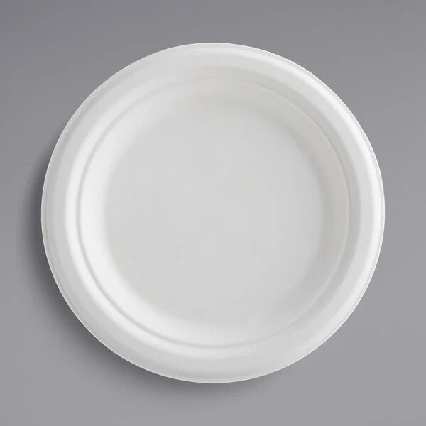 Compostable Sugarcane / Bagasse 7" Plate