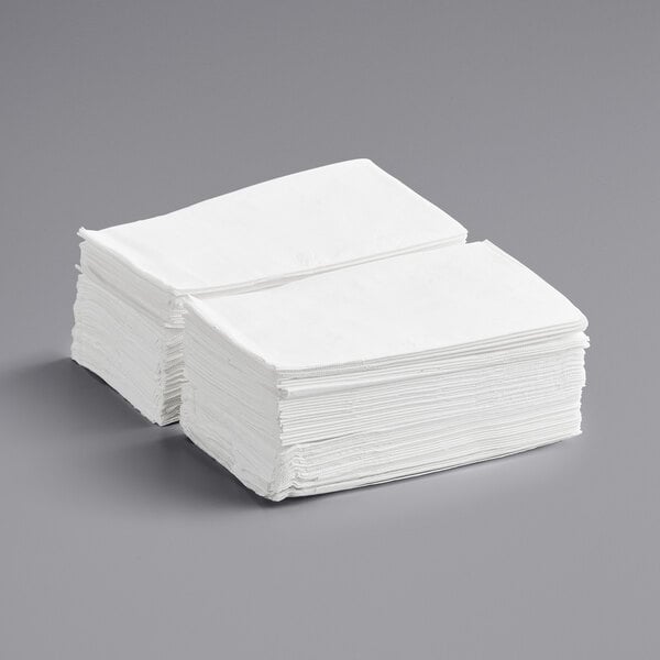 15" x 17" White 3-Ply Dinner Napkin