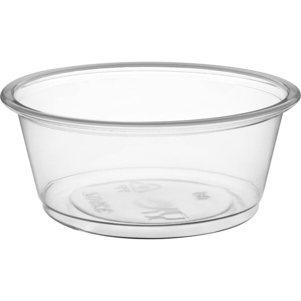 3.25 oz. Clear Plastic Souffle Cup / Portion Cup