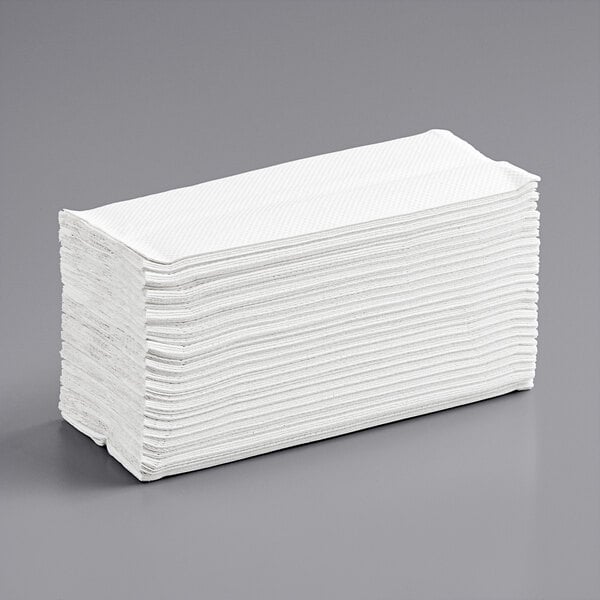 Janitorial White M-Fold (Multifold) Towel - 4000/Case