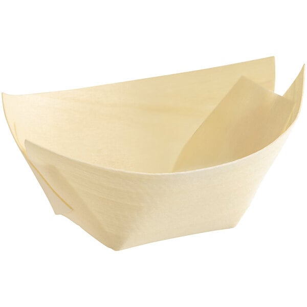 2 1/2" Disposable Wooden Food Boat