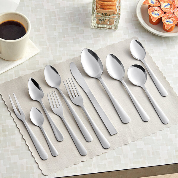 5 7/8" 18/0 Stainless Steel Teaspoon - 12/Case