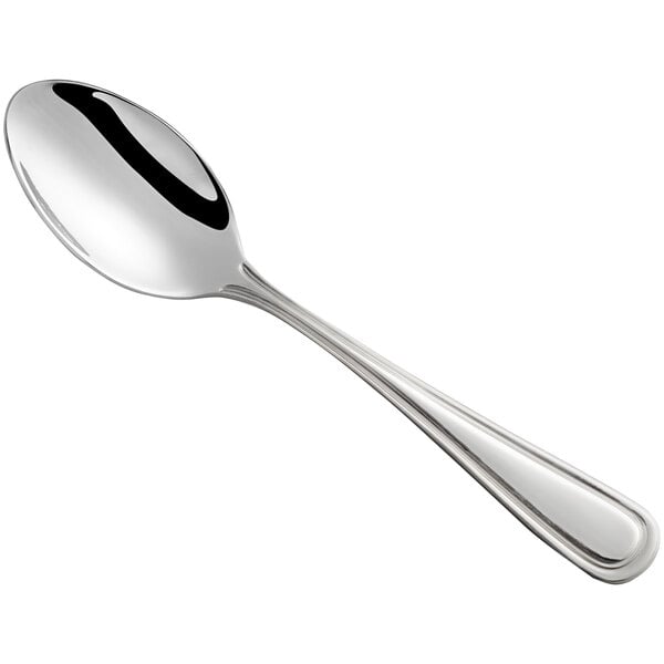 5 3/4" 18/8 Stainless Steel Extra Heavy Weight Teaspoon - 12/Case