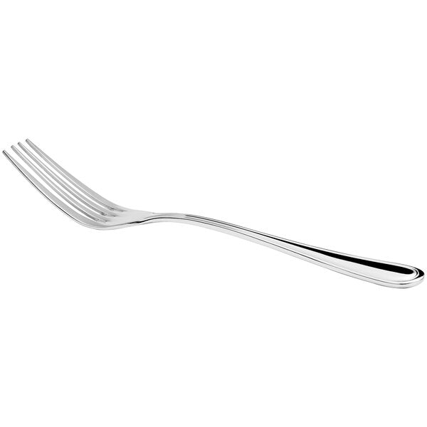 8" 18/8 Stainless Steel Extra Heavy Weight European Table Fork - 12/Case