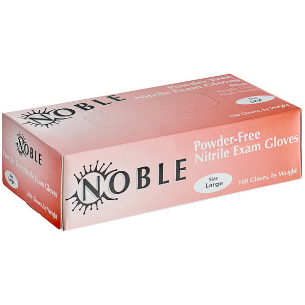 Powder-Free Disposable Exam Grade Nitrile 4 Mil Thick Textured Gloves – Case of 1000 (10 Boxes of 100)