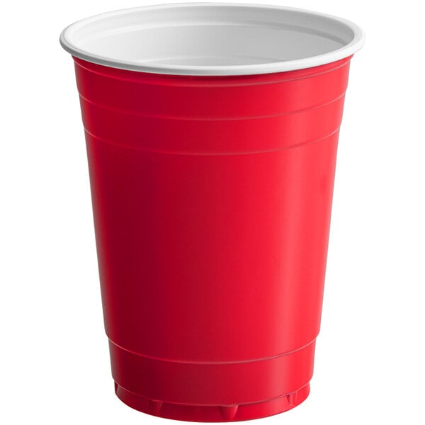 16 oz. Red Plastic Cup