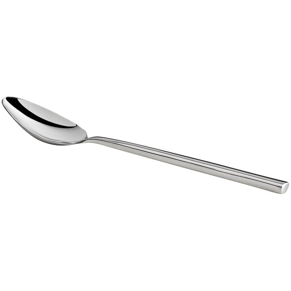 7 3/4" 18/0 Stainless Steel Forged Dinner / Dessert Spoon - 12/Pack